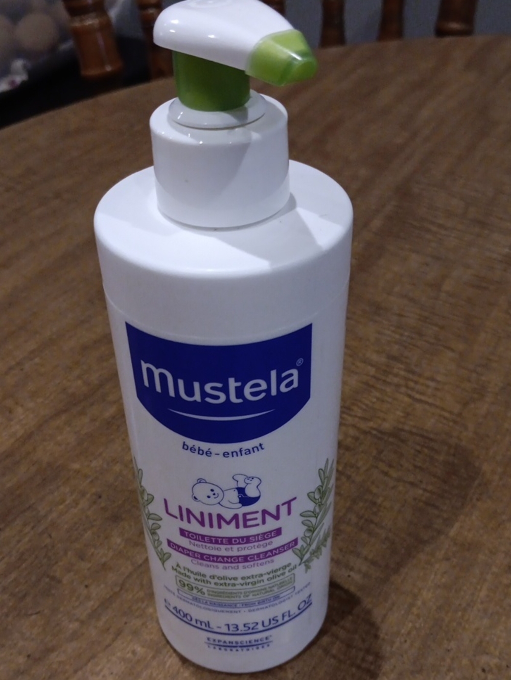 Liniment Cleansing Balm MUSTELA Baby Liniment- White & Green